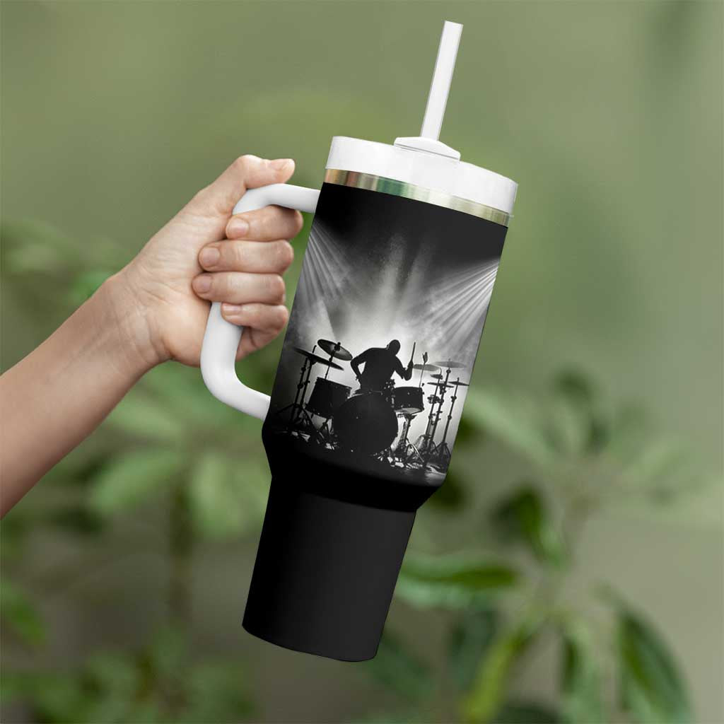 Drummer Tumbler With Handle Drumstick Rock Music Lover Gift For Drummers
