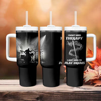 Drummer Tumbler With Handle Drumstick Rock Music Lover Gift For Drummers