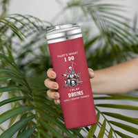 Skeleton Drummer Skinny Tumbler Thats What I Do I Play Drums Gifts For Drummers Percussionists