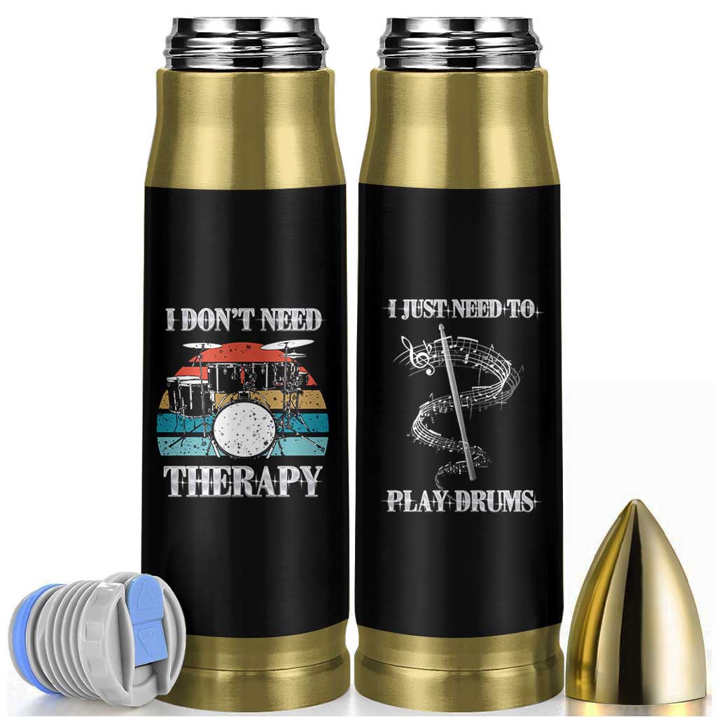 Drummer Bullet Tumbler Retro Rock Music Lover Gift For Drummers