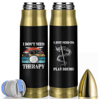 Drummer Bullet Tumbler Retro Rock Music Lover Gift For Drummers