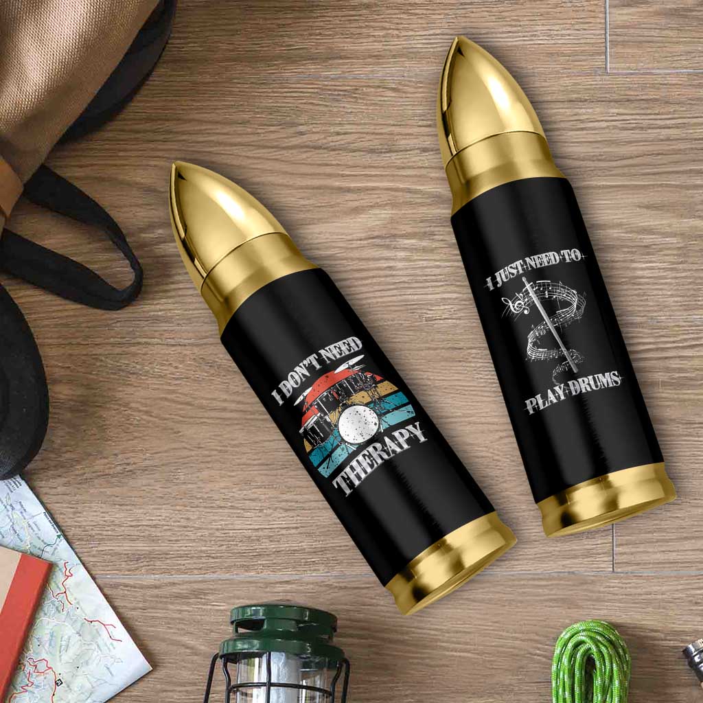 Drummer Bullet Tumbler Retro Rock Music Lover Gift For Drummers