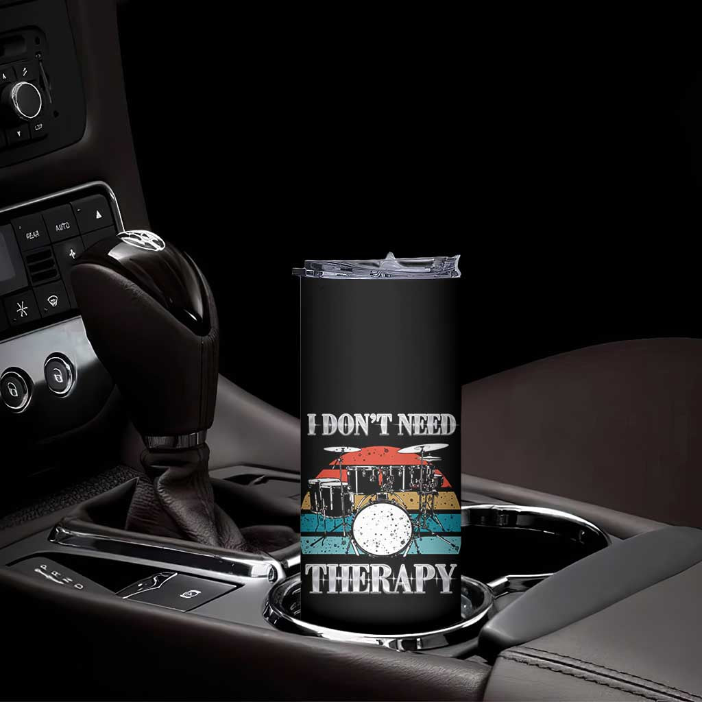 Drummer Skinny Tumbler Retro Rock Music Lover Gift For Drummers