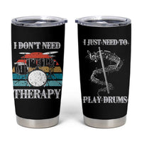 Drummer Tumbler Cup Retro Rock Music Lover Gift For Drummers