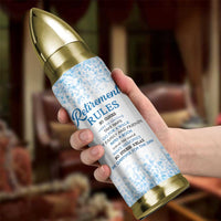 Retirement Gifts For Women Bullet Tumbler Not My Problem Anymore Funny Retired Flowers Floral