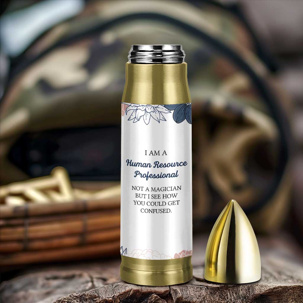 Human Resources Gifts Bullet Tumbler HR Professionals Day Office HR Gifts for Women Flower