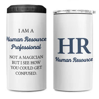Human Resources Gifts 4 in 1 Can Cooler Tumbler HR Professionals Day Office HR Gifts for Women Flower
