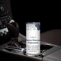 Human Resources Gifts Skinny Tumbler HR Professionals Day Office HR Gifts for Women Flower