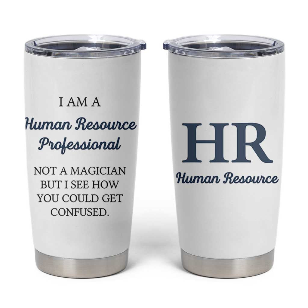 Human Resources Gifts Tumbler Cup HR Professionals Day Office HR Gifts for Women Flower