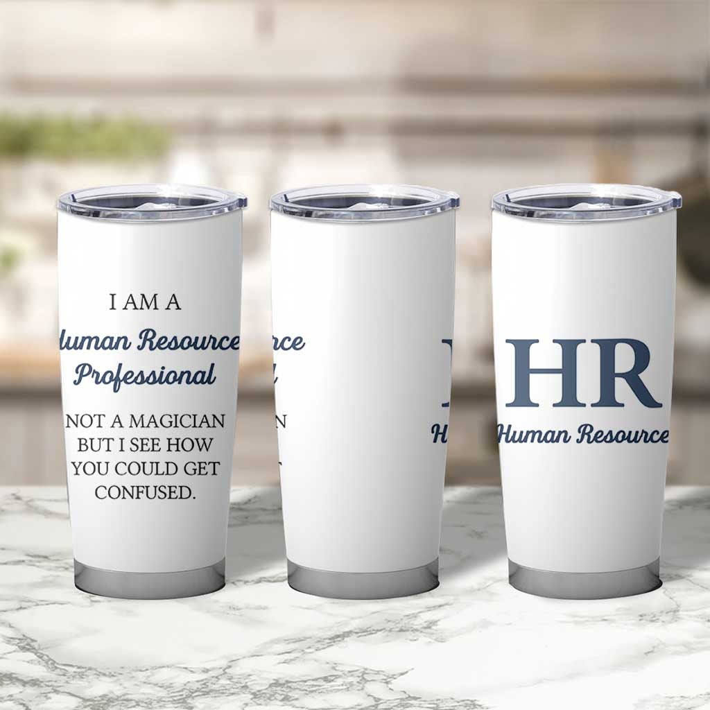 Human Resources Gifts Tumbler Cup HR Professionals Day Office HR Gifts for Women Flower