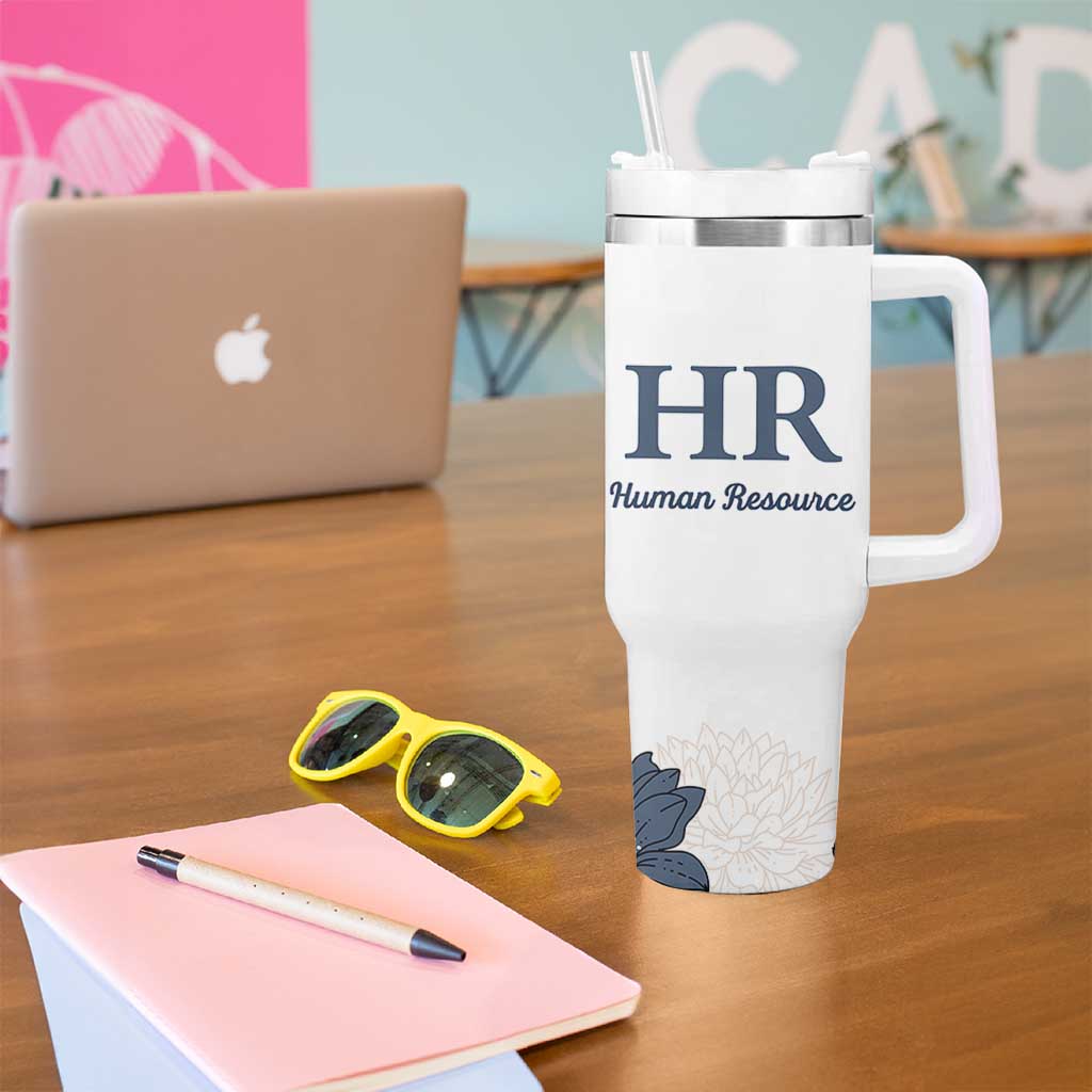 Human Resources Gifts Tumbler With Handle HR Professionals Day Office HR Gifts for Women Flower
