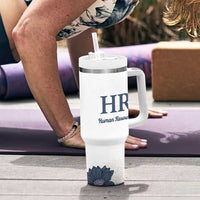 Human Resources Gifts Tumbler With Handle HR Professionals Day Office HR Gifts for Women Flower