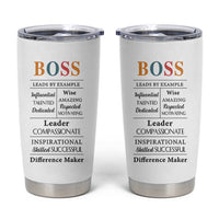 Thank You Gifts For Boss Tumbler Cup Leader Manager Office Coworker Funny Christmas Birthday Gift