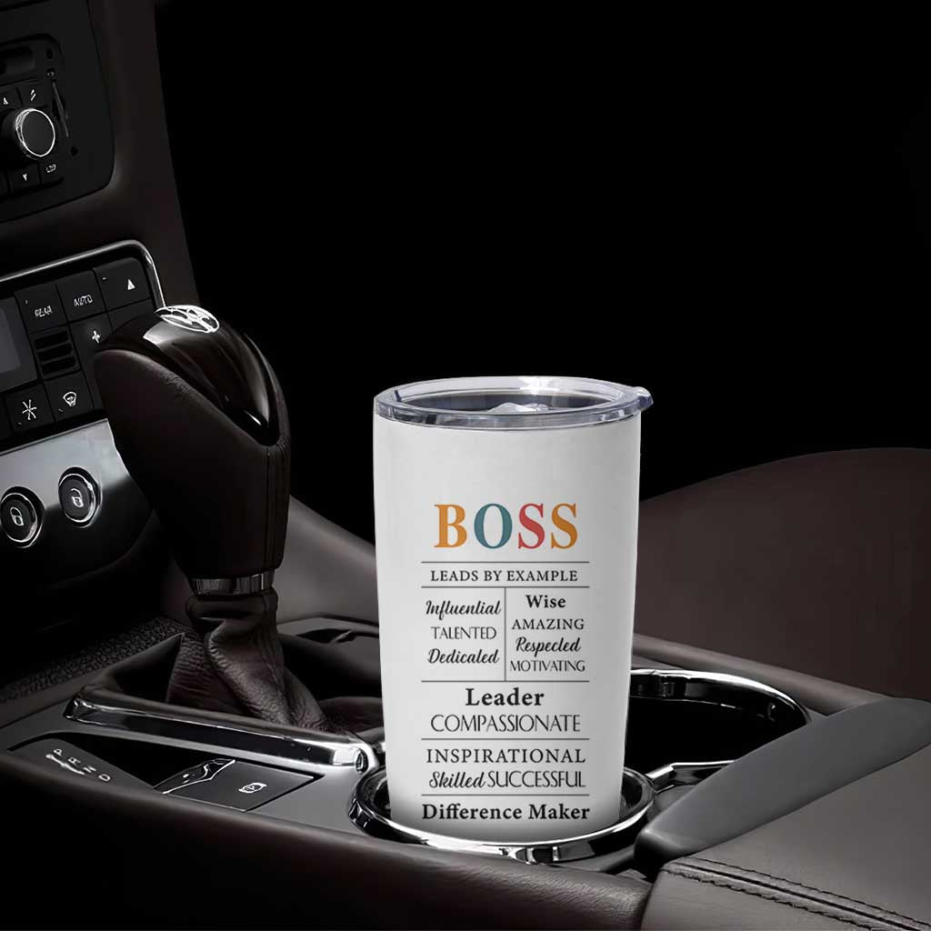 Thank You Gifts For Boss Tumbler Cup Leader Manager Office Coworker Funny Christmas Birthday Gift