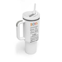 Thank You Gifts For Boss Tumbler With Handle Leader Manager Office Coworker Funny Christmas Birthday Gift