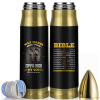 Christian Gifts for Men Bullet Tumbler Vintage Waymaker Miracle Worker Lion Faith Believer