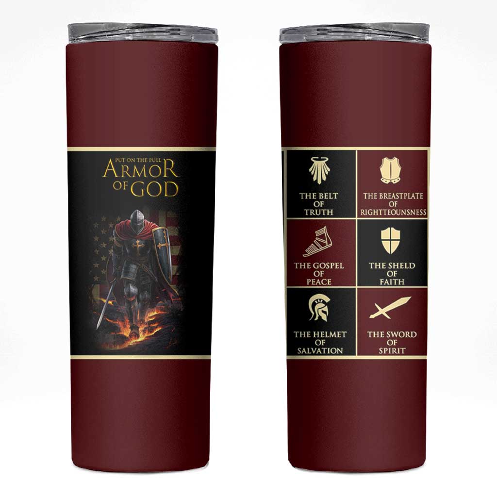 Pastor Appreciation Gifts Skinny Tumbler Put The Full Armor Of God Christian Believers Pastors