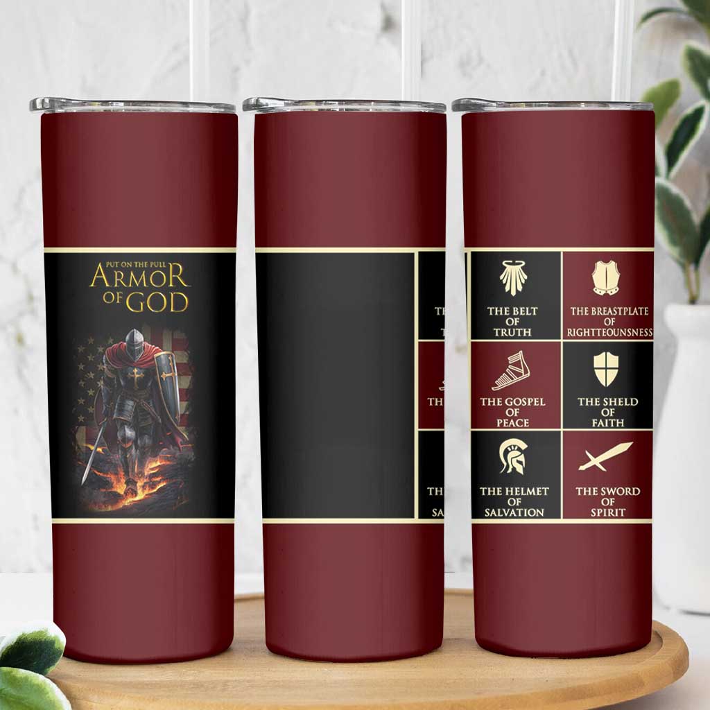 Pastor Appreciation Gifts Skinny Tumbler Put The Full Armor Of God Christian Believers Pastors