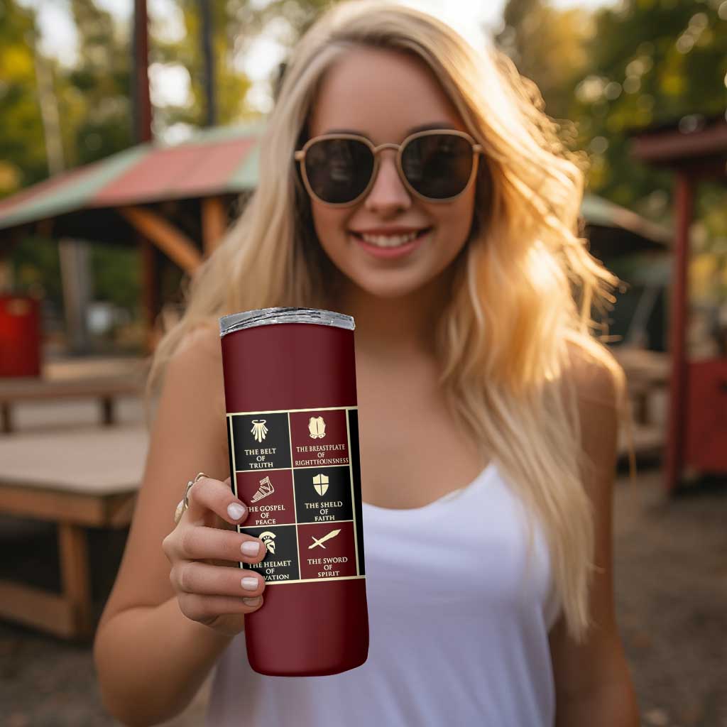 Pastor Appreciation Gifts Skinny Tumbler Put The Full Armor Of God Christian Believers Pastors