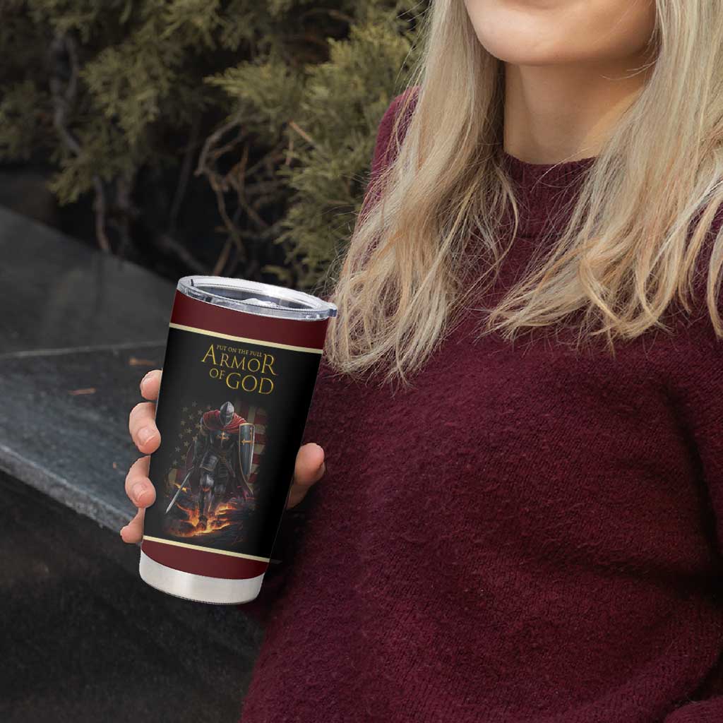Pastor Appreciation Gifts Tumbler Cup Put The Full Armor Of God Christian Believers Pastors