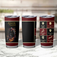 Pastor Appreciation Gifts Tumbler Cup Put The Full Armor Of God Christian Believers Pastors