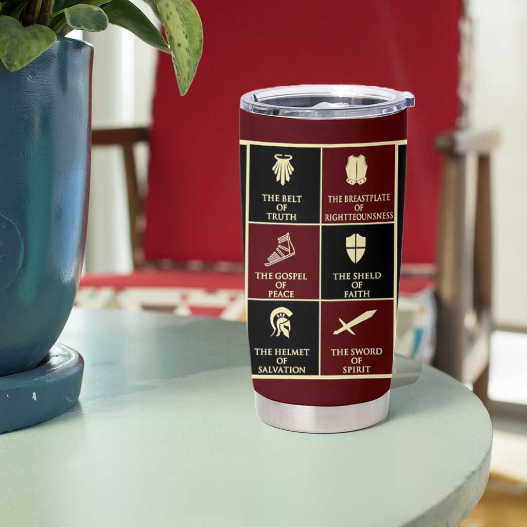 Pastor Appreciation Gifts Tumbler Cup Put The Full Armor Of God Christian Believers Pastors