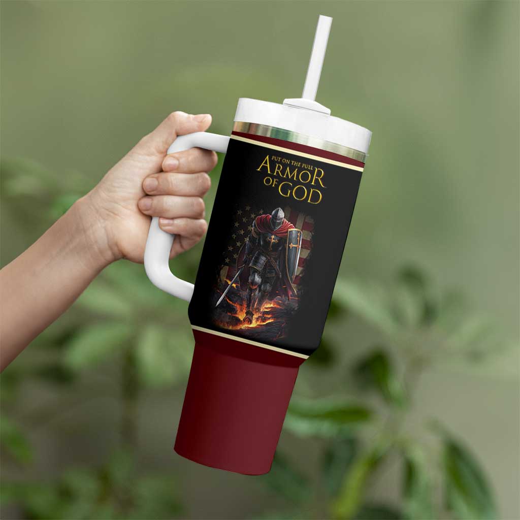 Pastor Appreciation Gifts Tumbler With Handle Put The Full Armor Of God Christian Believers Pastors