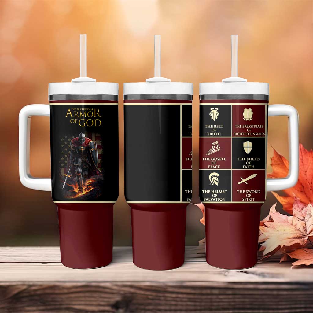 Pastor Appreciation Gifts Tumbler With Handle Put The Full Armor Of God Christian Believers Pastors