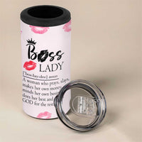 Boss Gifts for Women 4 in 1 Can Cooler Tumbler She Motivates Inspires Empowers Christmas Birthday Gift - Wonder Print Shop