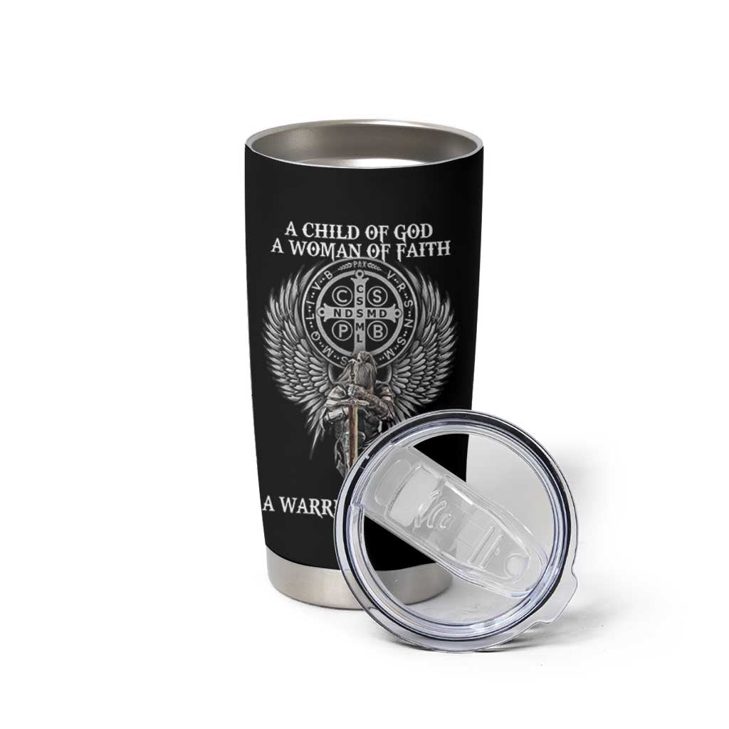 Christian Gifts For Women Tumbler Cup A Child Of God A Woman Of Faith A Warrior Of Christ Jesus Faith