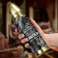 Bigfoot Camping Bullet Tumbler Not All Who Wander Are Lost Sasquatch