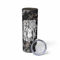 Funny Hunting Skinny Tumbler Camo Deer American Flag I Like Big Bucks I Cannot Lie