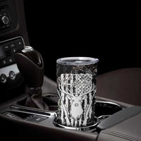 Funny Hunting Tumbler Cup Camo Deer American Flag I Like Big Bucks I Cannot Lie