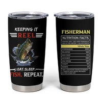 Funny Fishing Tumbler Cup Keeping It Reel Fisherman Fathers Day Gifts