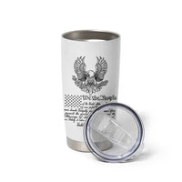 American Flag Patriotic Tumbler Cup USA US Constitution 4th of July We The People 1776 Flag