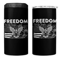 Patriotic 4 in 1 Can Cooler Tumbler 4th Of July We The People US Flag 250 Years Independence Day Freedom