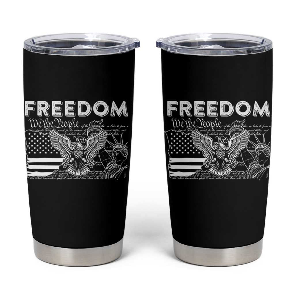 Patriotic Tumbler Cup 4th Of July We The People US Flag 250 Years Independence Day Freedom