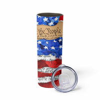 Patriotic Eagle American Flag Skinny Tumbler 250 Years 1776 2026 4th Of July Independence Day