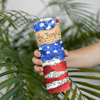 Patriotic Eagle American Flag Skinny Tumbler 250 Years 1776 2026 4th Of July Independence Day