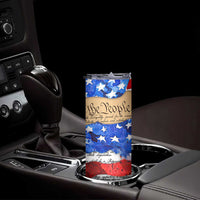 Patriotic Eagle American Flag Skinny Tumbler 250 Years 1776 2026 4th Of July Independence Day