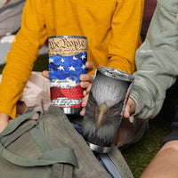 Patriotic Eagle American Flag Tumbler Cup 250 Years 1776 2026 4th Of July Independence Day