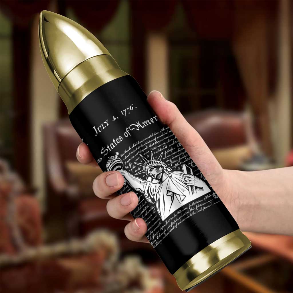 American Patriotic Gift Bullet Tumbler US Constitution We The People 4th Of July Independence Day
