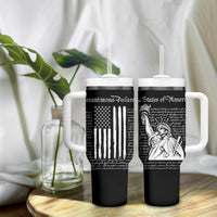 American Patriotic Gift Tumbler With Handle US Constitution We The People 4th Of July Independence Day
