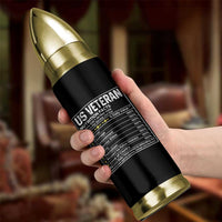 US Veteran Bullet Tumbler I am A Veteran My Oath Never Expires Distressed US Flag