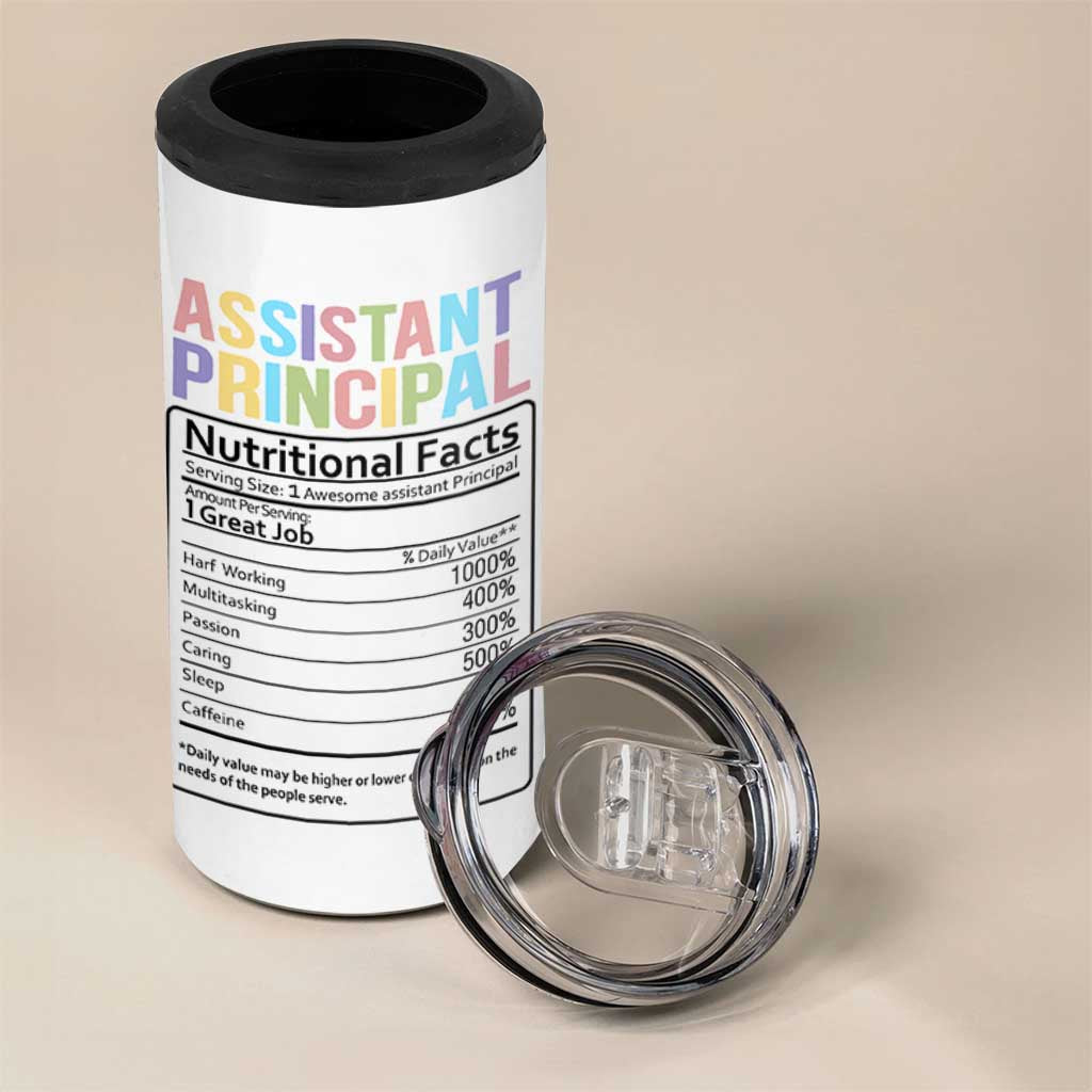 Assistant Principal Gifts 4 in 1 Can Cooler Tumbler AP Appreciation Gifts Back to School