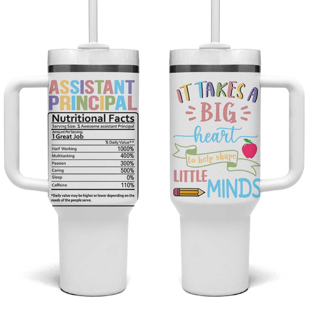 Assistant Principal Gifts Tumbler With Handle AP Appreciation Gifts Back to School