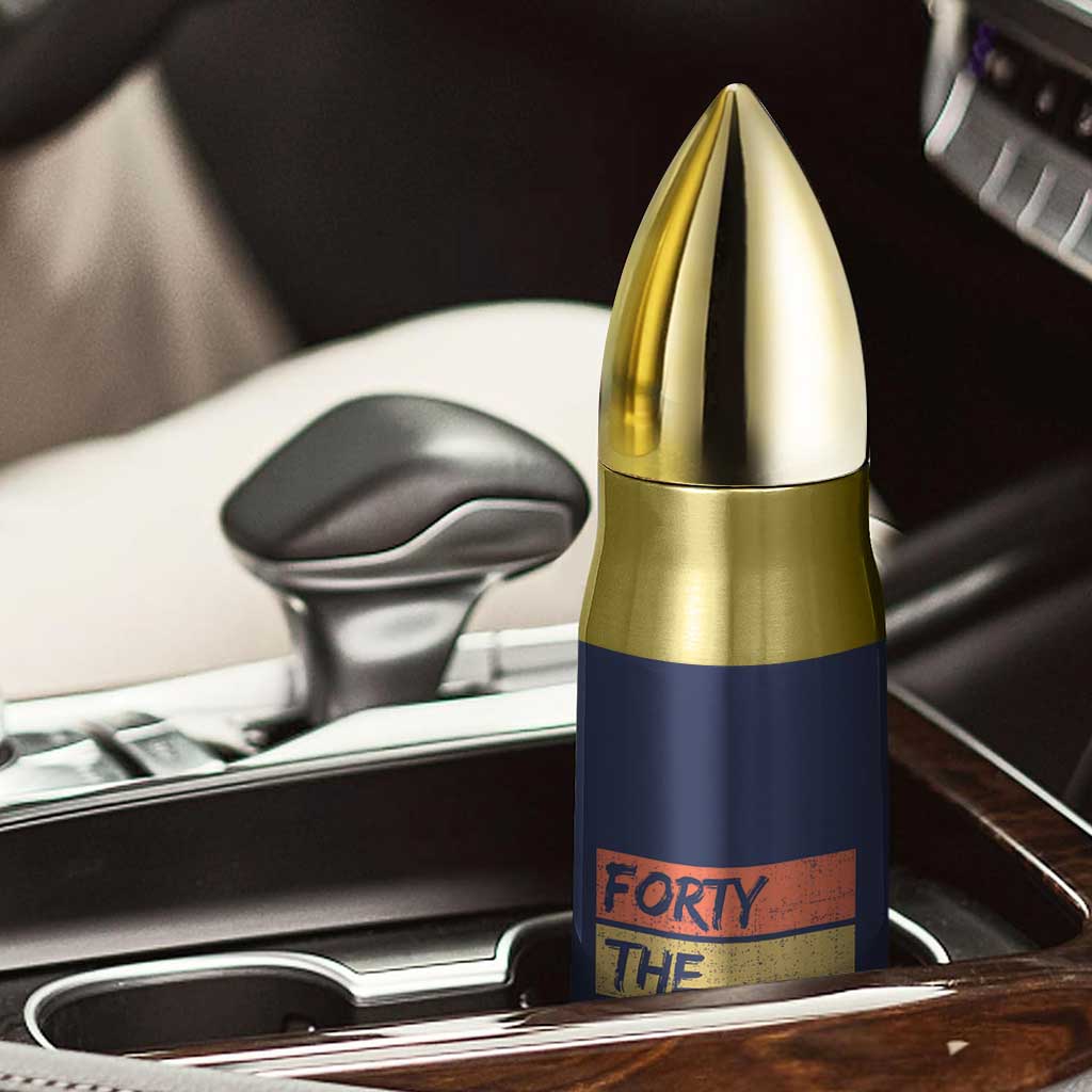 40th Birthday Bullet Tumbler Forty The Ultimate F Word 1986 Funny 40 Year Old Birthday Gift