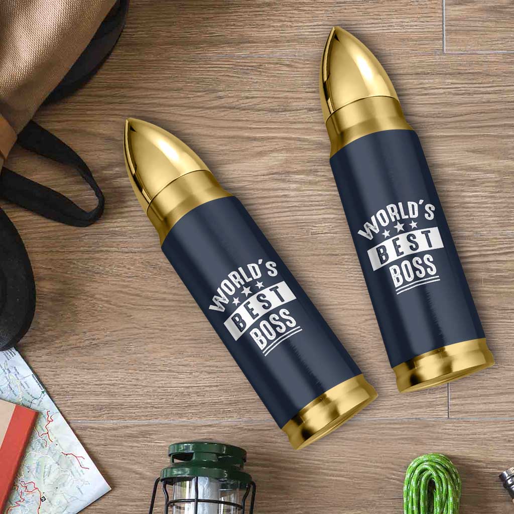 World's Best Boss Bullet Tumbler Gifts for Office Male Female Bosses Coworkers Leaders Managers