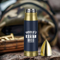 World's Best Boss Bullet Tumbler Gifts for Office Male Female Bosses Coworkers Leaders Managers
