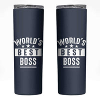 World's Best Boss Skinny Tumbler Gifts for Office Male Female Bosses Coworkers Leaders Managers